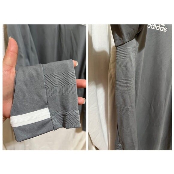 Adidas Mens Track Jacket Gray 1/4 Zip Activewear ASU Arizona State Sun Devils - Picture 3 of 12